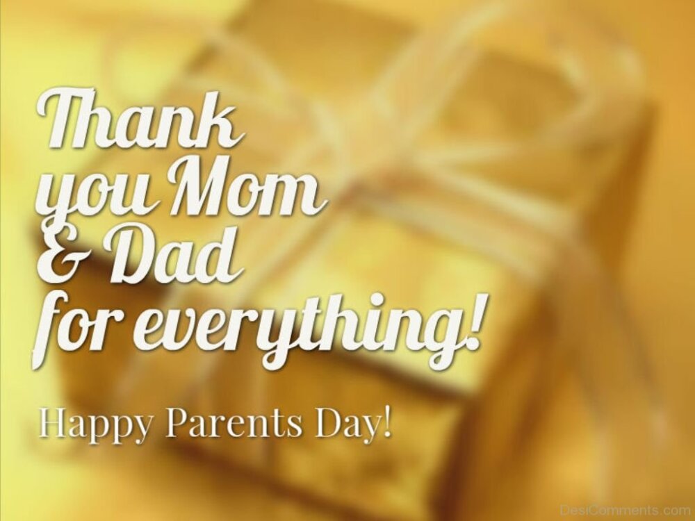 Thank You Mom And Dad Card Printable Template