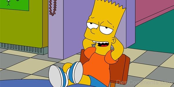 Bart simpson Relaxing