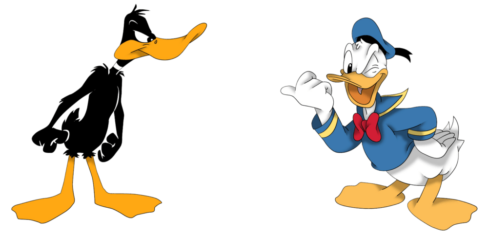 Daffy Duck With Donald Duck DesiComments