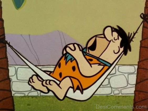 Fred Flinstone Sleeping - DesiComments.com