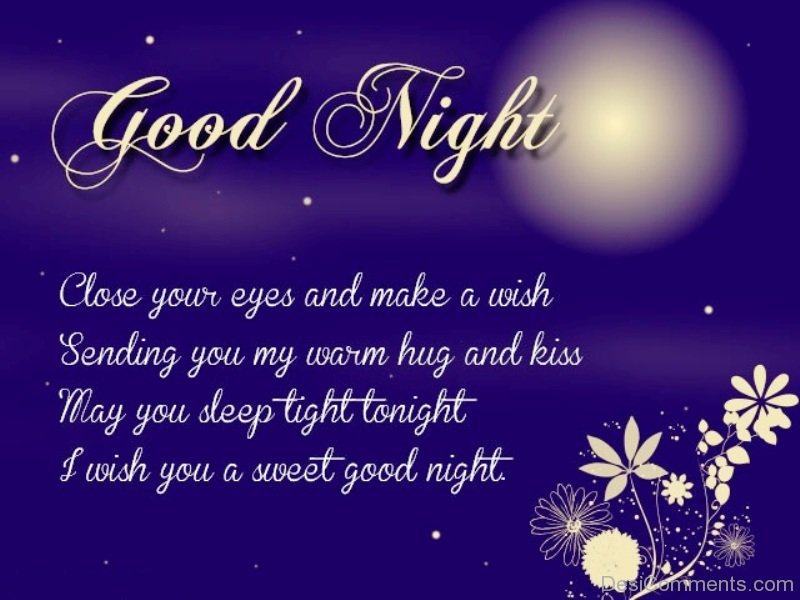 I Wish You A Sweet Good Night - DesiComments.com
