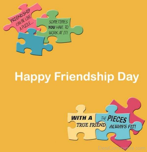 Lovely Pic Of Happy Friendship Day