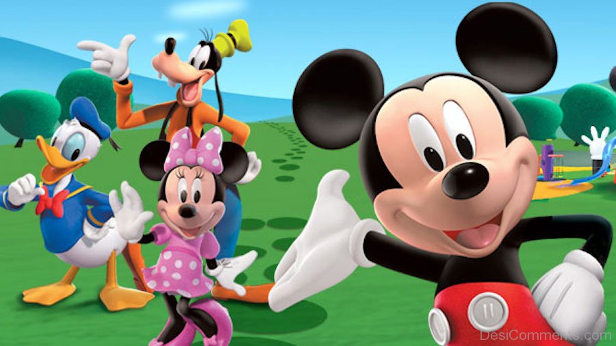 Micky ,Minnie , Donald And Goofy - DesiComments.com