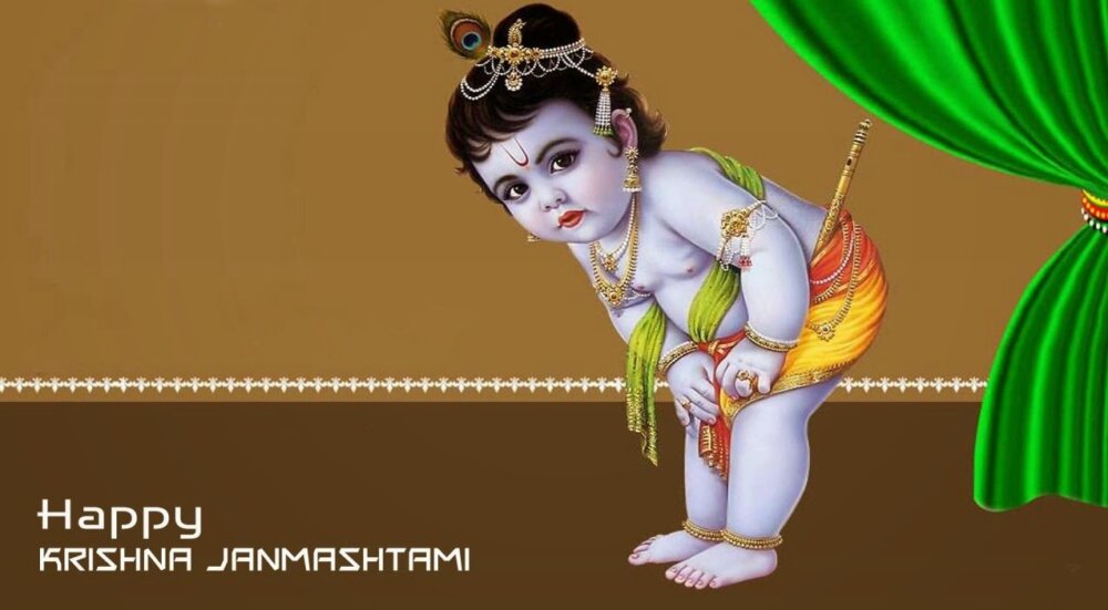 Amazing Pic Of Happy Krishna Janmashtami - DesiComments.com