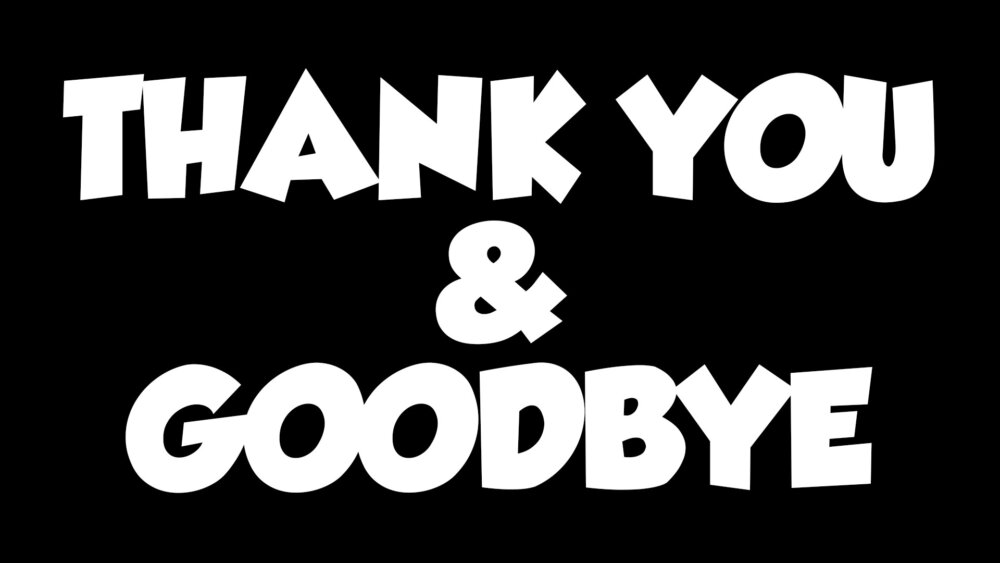 Saying Thank You And Goodbye Quotes
