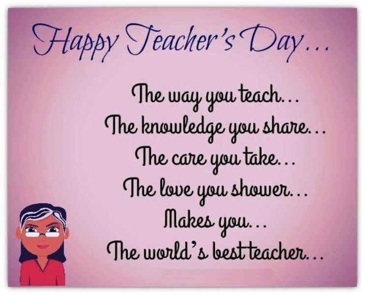 Teacher’s Day Pictures, Images, Graphics - Page 2