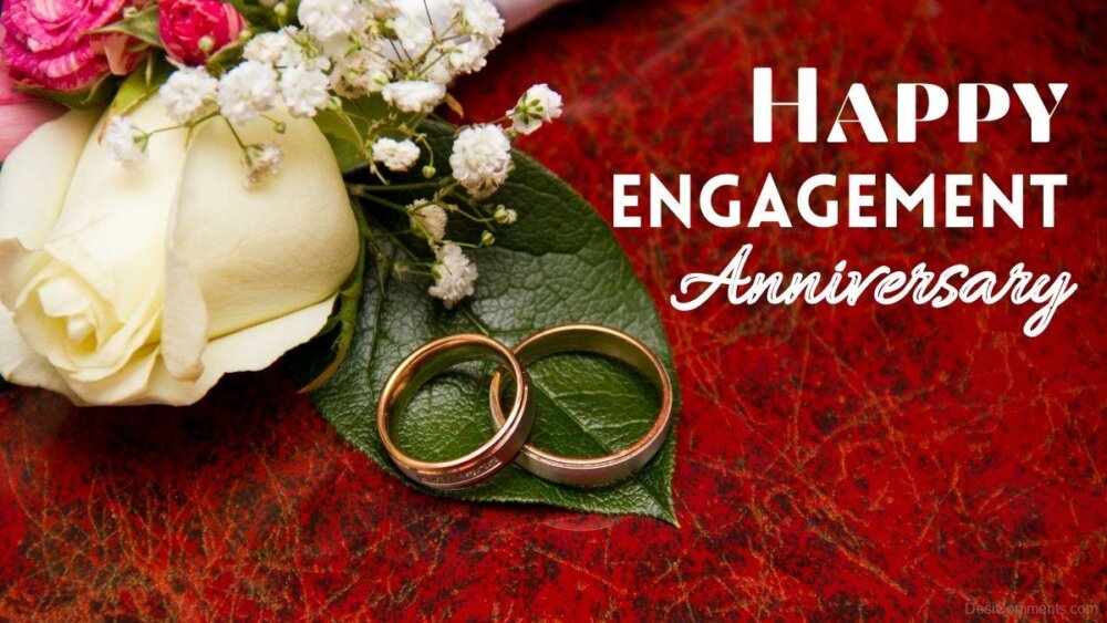 Happy Engagement Anniversary Wishes DesiComments