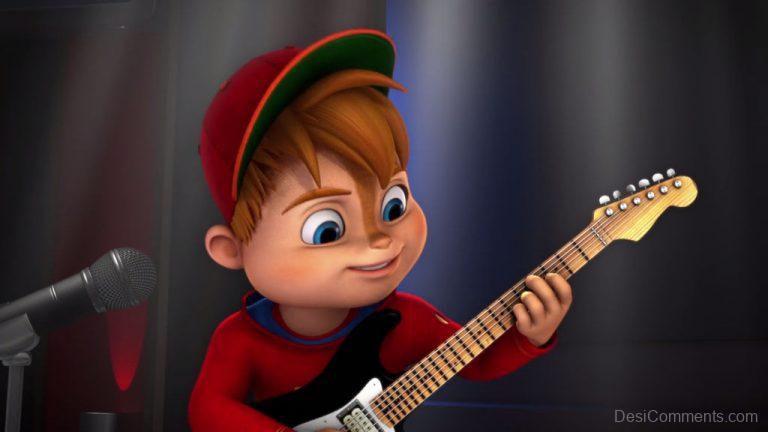 Alvin Playing Guitar - DesiComments.com