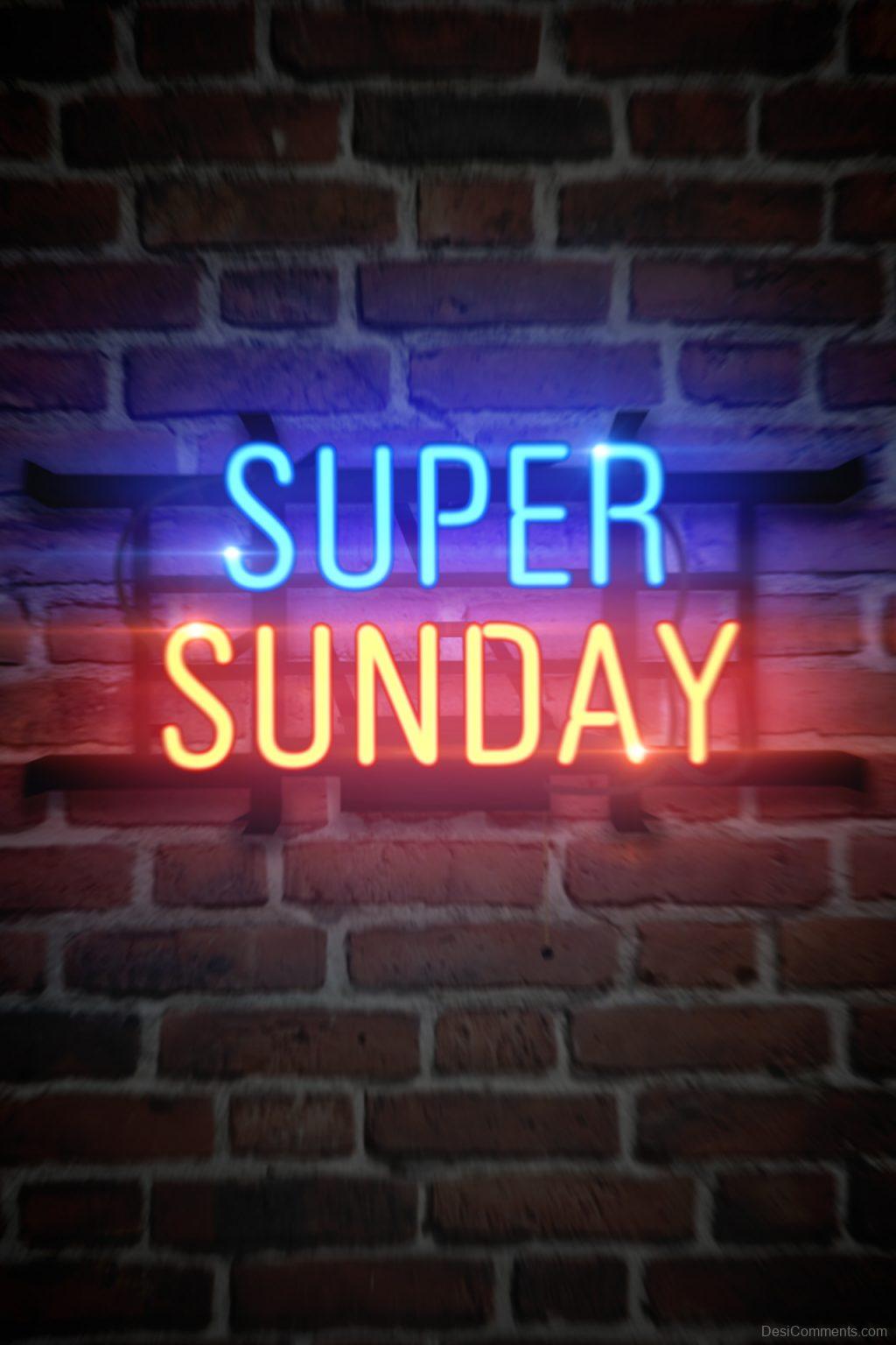 Super Sunday Neon Sign