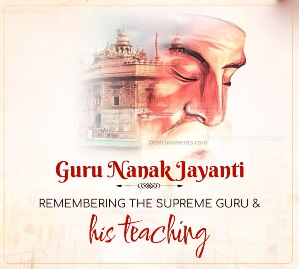 Sri Guru Nanak Dev Ji Gurpurab Image