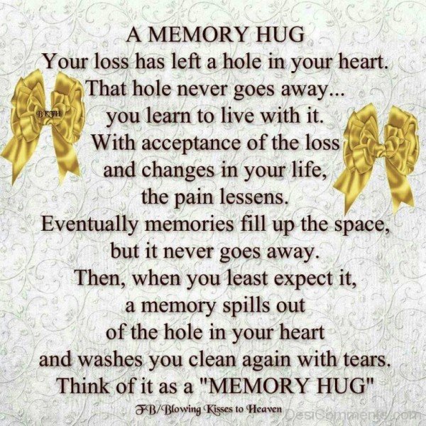 A memory hug