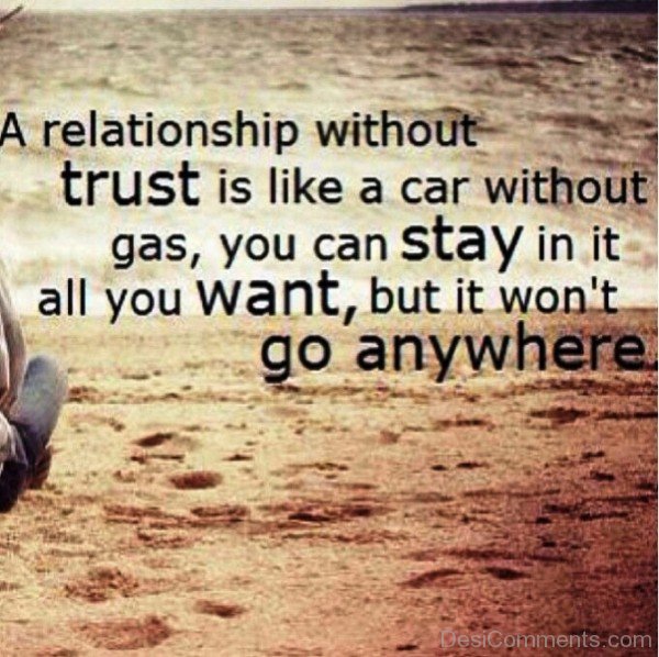 A relationship without trust