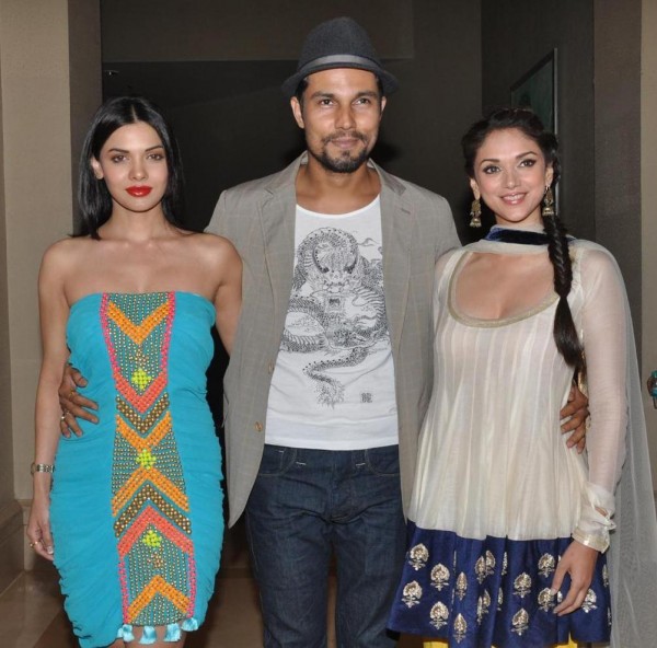 Aditi Rao,Randeep Hooda And Sara-Loren