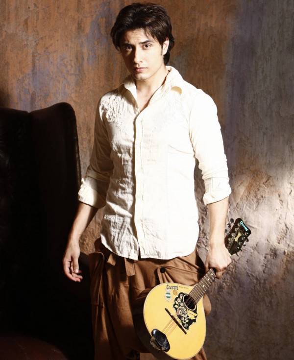 Ali Zafar Holding Guitar