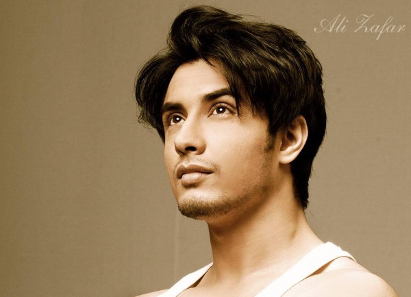 Ali Zafar Looking Upward