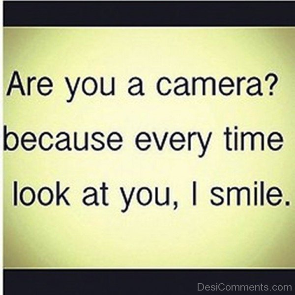 Are You A Camera