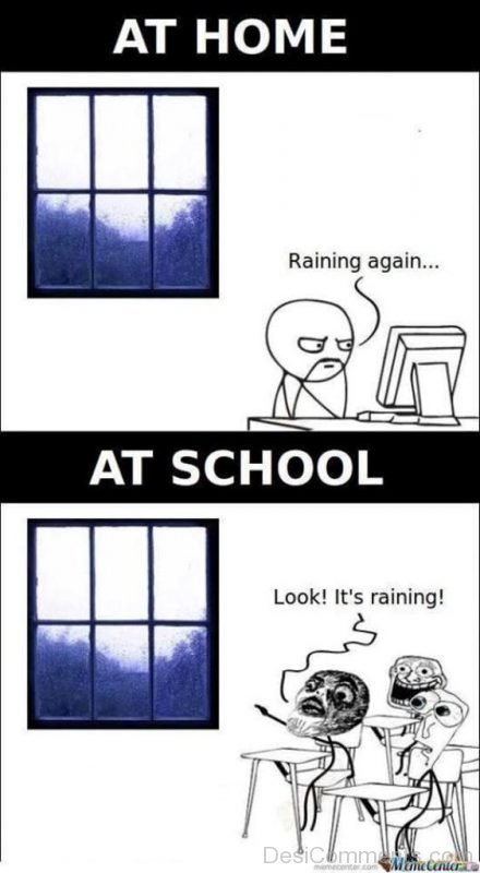 At Home And At School