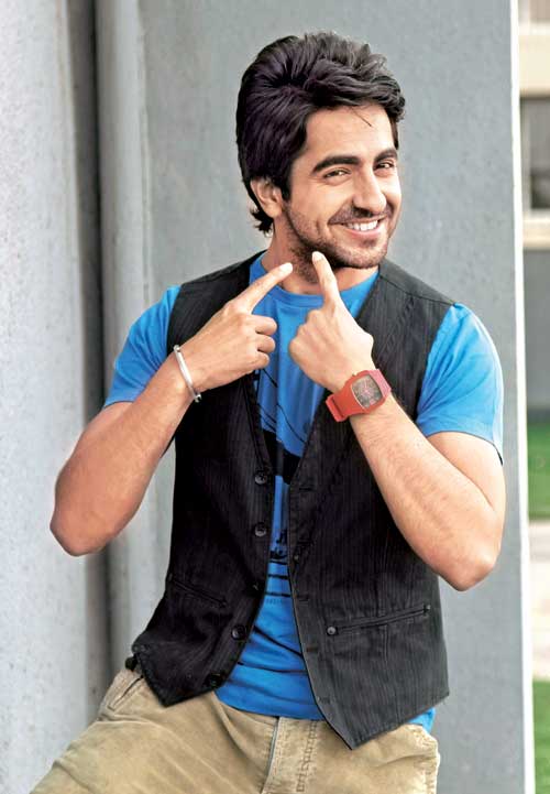 Ayushmann Khurrana Showing His Dimple