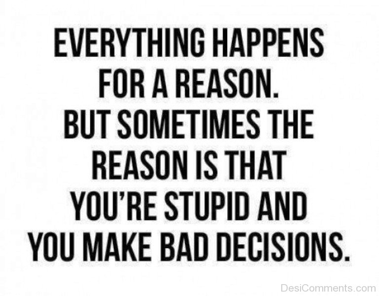 bad decisions synonym