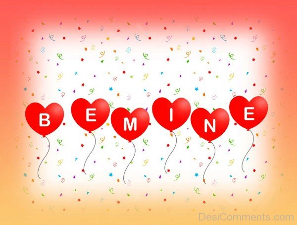 Be Mine Heart Ballon