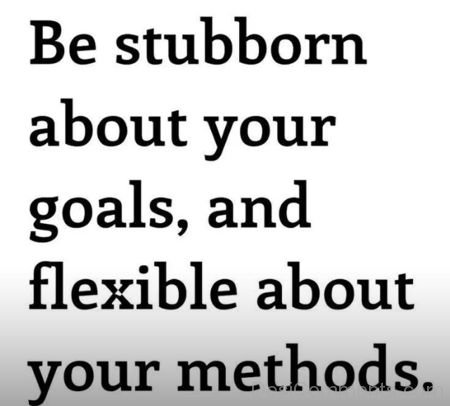 Be Stubborn