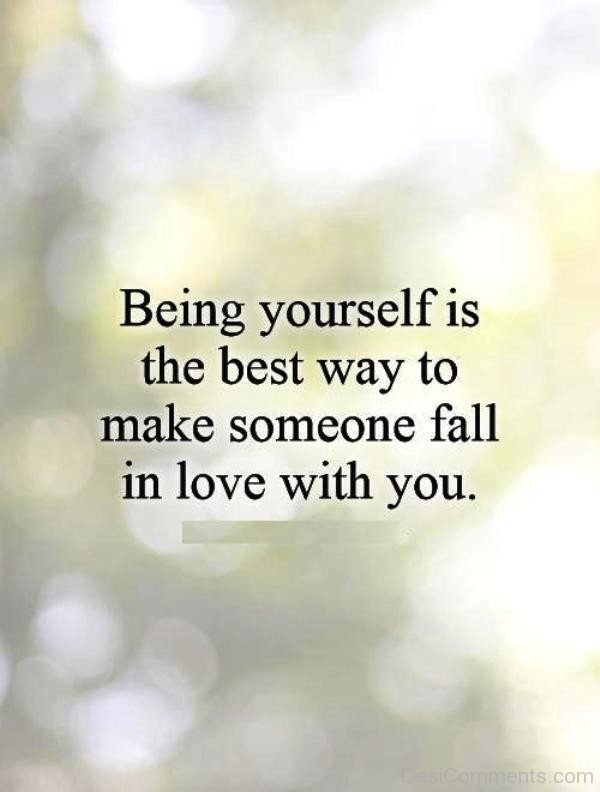 Being Yourself