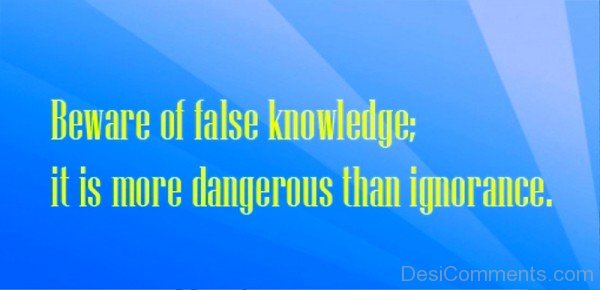 Beware Of False Knowledge-dc02106