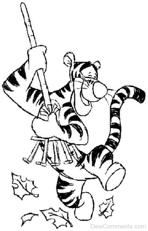 Cartoon Tigger-DESI6045