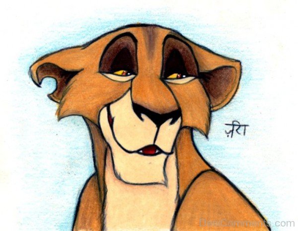 Drawing Of Zira-DESI7829