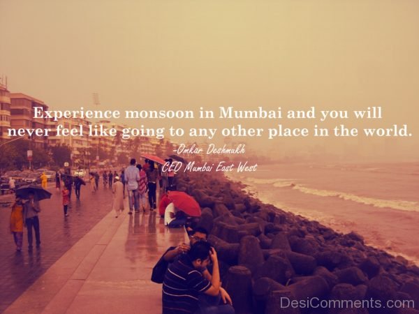 Experience Monsoon In Mumbai