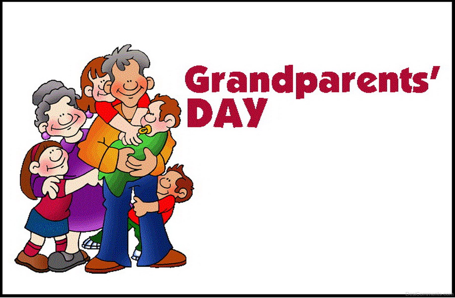 Download Happy GrandParents Day To My Grand Parents - DesiComments.com
