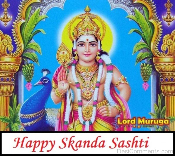 Happy Skanda Sashti - Lord Muruga-DC12