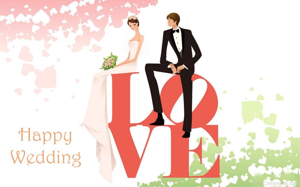 Happy Wedding – Love - DesiComments.com