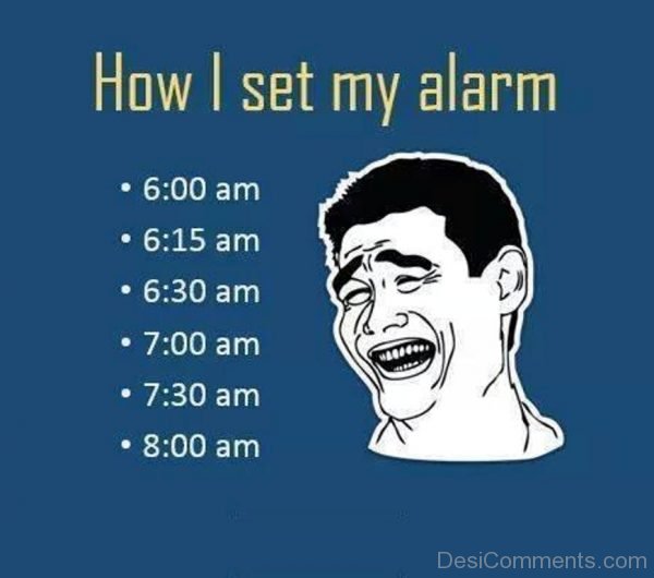 How I Set My Alarm-DC053