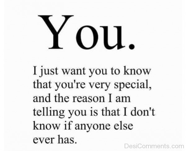 I Just Want You To Know That