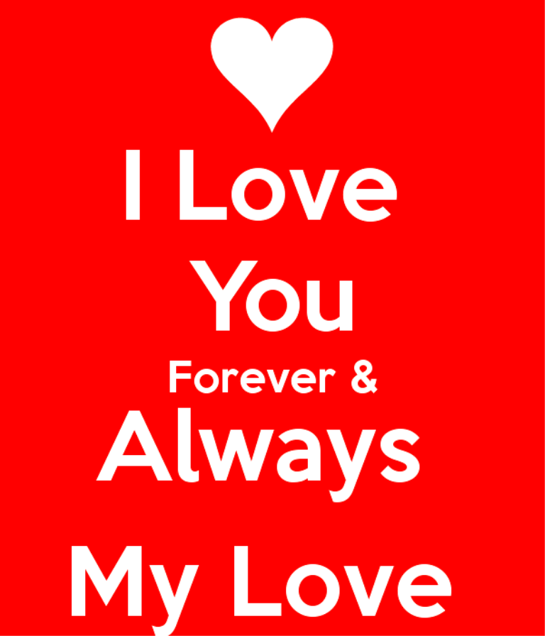 I Love You Forever And Always My Love Desicomments Com