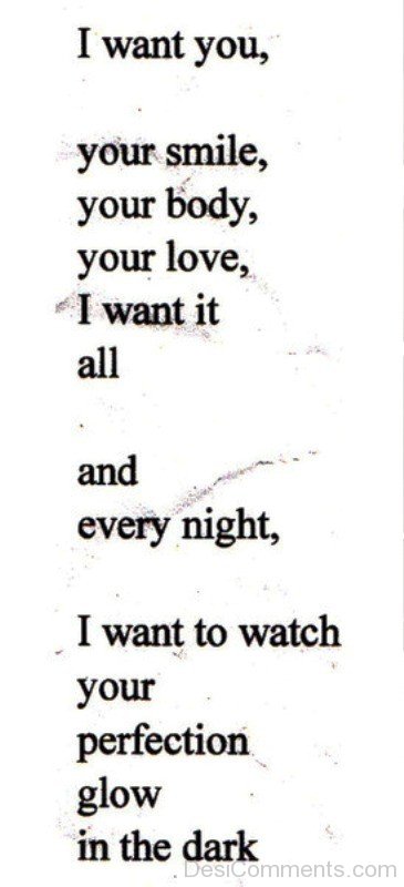 I Want You,Your Smile,Body,Love I Want It All-tmy7081desi041