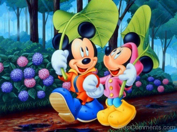 Image Of Micky With Minnie