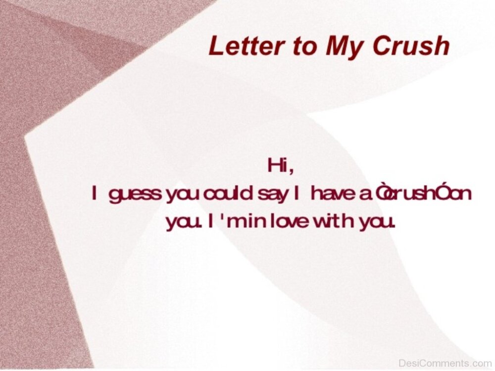 Letter To My Crush DesiComments