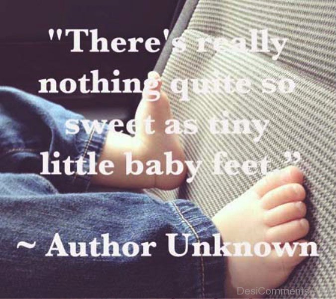 quotes about baby feet