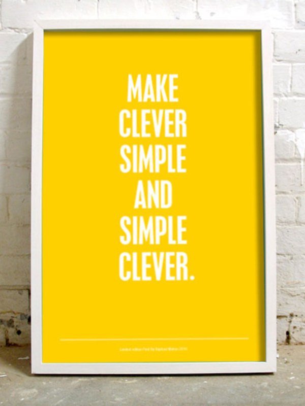 Cleverer than. Simple Clever. Quote Design. Simple Clever idea. Motivation Design.