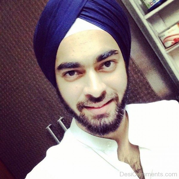 Manjot Singh In Navy Blue Turban