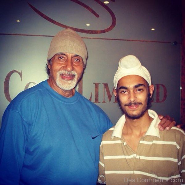 Manjot Singh With Amitab Bacchan