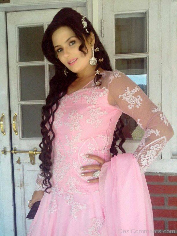 Mannat Singh Wearing Pink Dress