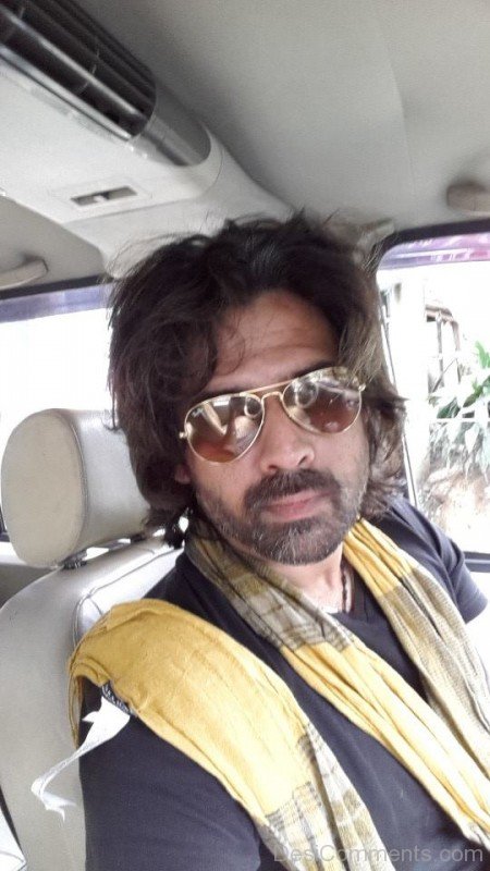 Mukul Dev In Car