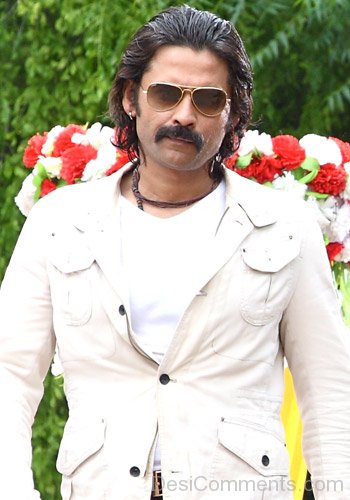 Mukul Dev In White Clothes