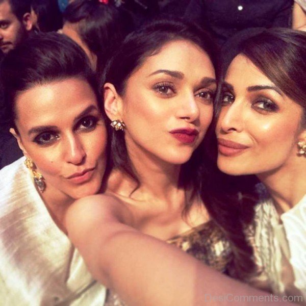 Neha Dhupia With Her Friends