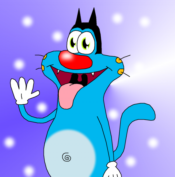 Oggy Laughing Picture