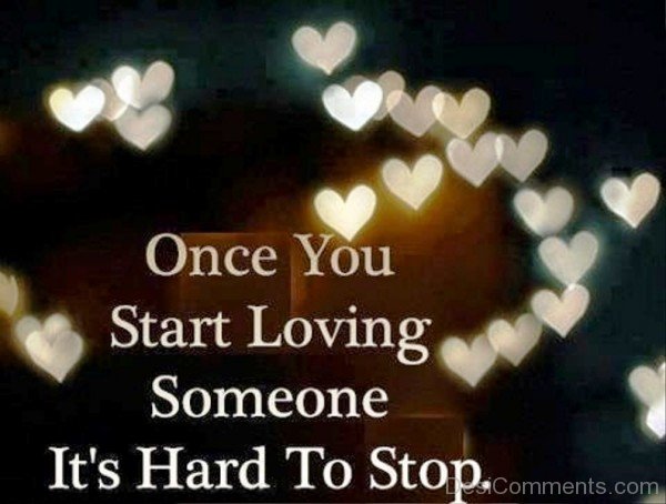 Once You Start Loving Someone