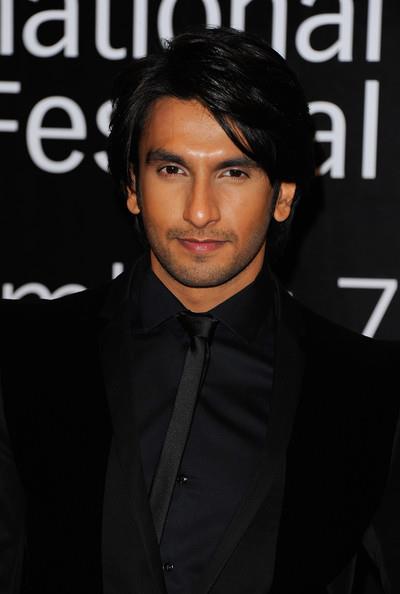Ranveer Singh Shimmers In A Black Suit